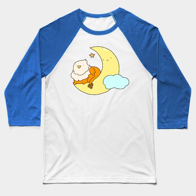 Crescent Moon Griffin Baseball T-Shirt by saradaboru